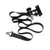 Ladder Rack Ratchet Straps with J-Hook (4 PCS), 1.4" Black