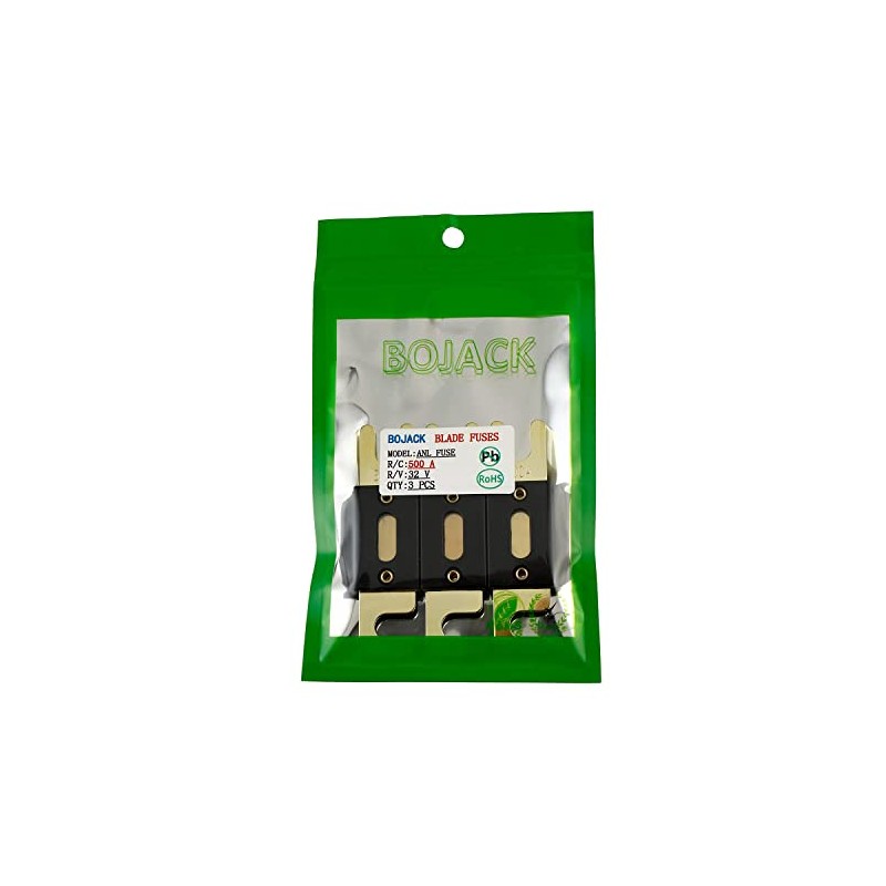 BOJACK 500 Amp 32 VDC ANL Blade Fuse for car