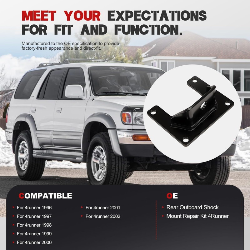 Rear Upper Shock Absorber Mount for 4Runner 1996-2002, Shock Absorber