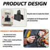 Jecdfs 2 Pairs High Performance Bicycle Brake Pads, Compatible with