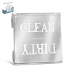 Dishwasher Sign Clean Dirty Signs Stainless Steel Interior Indicator -