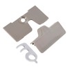 Topteng Fridge door catch/lock + backing plate caravan/motorhome RV fit