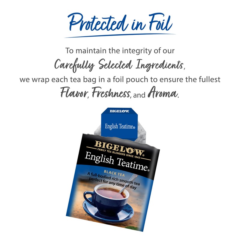 Bigelow Tea English Teatime Black Tea, Caffeinated Tea, 20 Count
