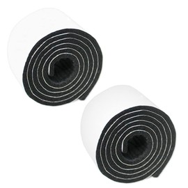 mitas Anti-Scratch Tape, Black Felt Set of 2, Furniture, Felt Tape, 0.16 inch (4.5 mm) Tape, Cut, Flooring, Scratch Resistant, Seat Cushion, Noise Reducing, Universal Use, Chair Legs, Feet,