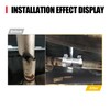 Peastorm 2.5 to 2.75 Inch Exhaust Adapter, 2.5" ID to
