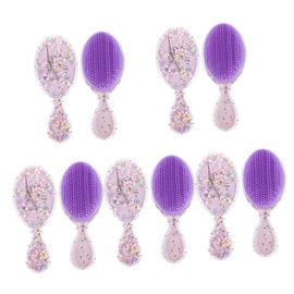 FOMIYES 5sets Vented Detangler Hair Brush for Little Girl Portable Soft Bristles Travel Hairbrush for Curly Hair 2pcs*5