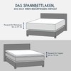 Dreamzie Premium topper fitted sheet, 140 x 200 cm, 160