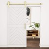 National Hardware N700-113 Interior Sliding Barn Door Hardware Double Floor