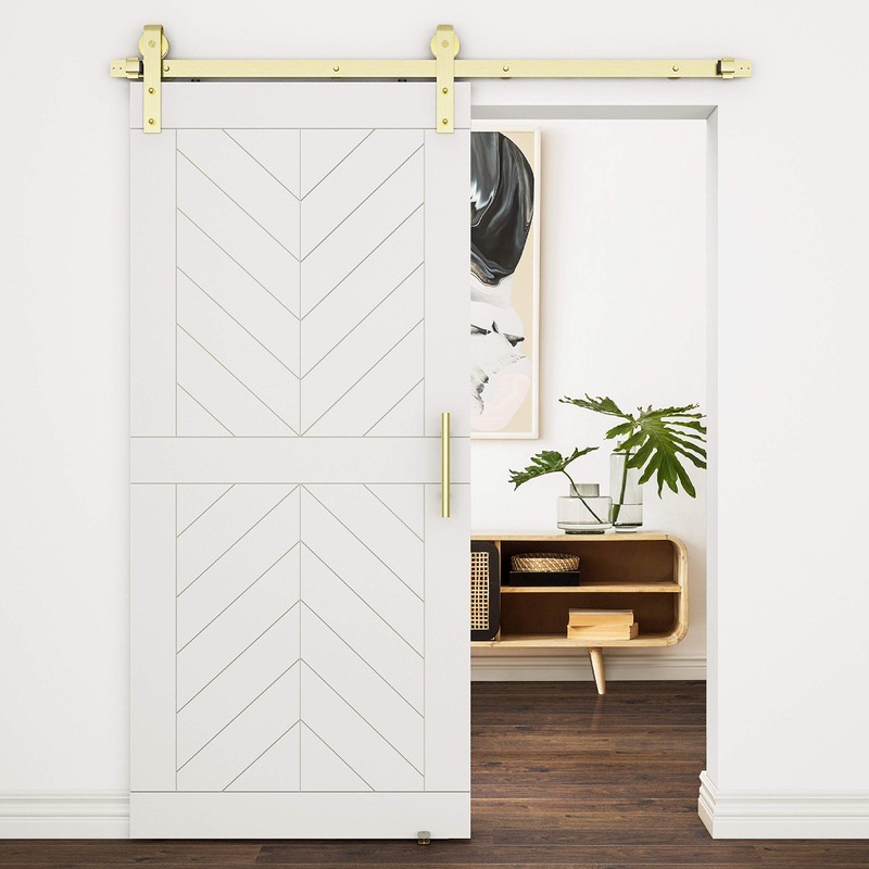 National Hardware N700-113 Interior Sliding Barn Door Hardware Double Floor