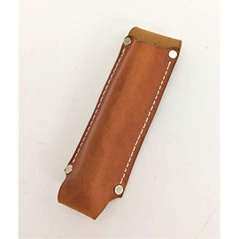 Leather Pen Light Flashlight Holster for Streamlight Stylus and other AAA battery LED Flashlights (Saddle Tan)