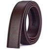 Xhtang X Men's 1 3/8 inch Genuine Leather Belt Without Buckle