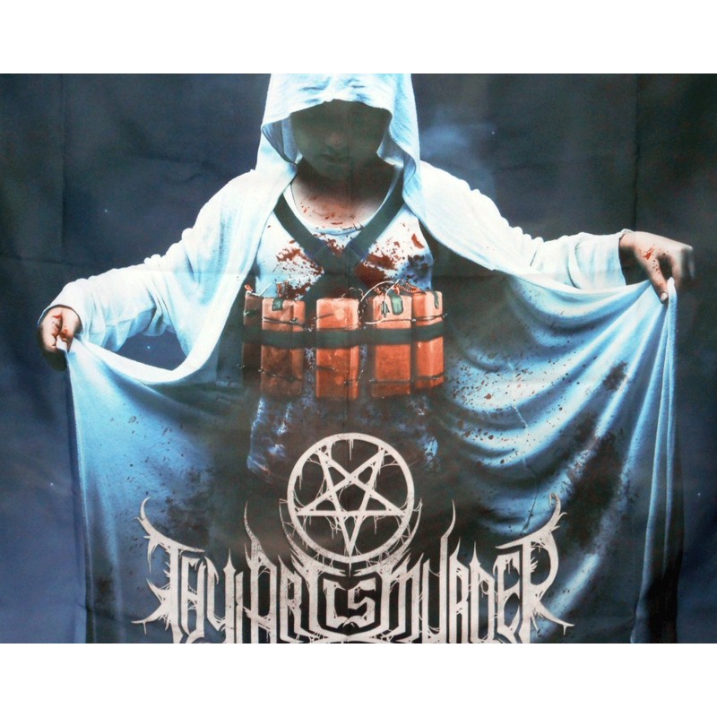 Hardcore Apparel Men's Thy Art Is Murder “Holy War” Banner/Flag