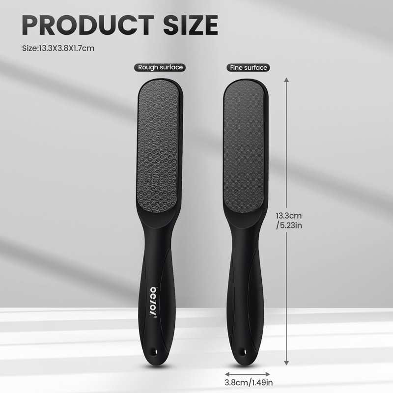 BEZOX Double-Sided Glass Foot File Callus Remover(1 PCS), Foot Scrubber