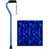NOVA Offset Cane Extra Tall Heavy Duty, Blue Waves