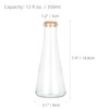 Magic Season Decorative Glass Bottles with Cork Stoppers (350 ml