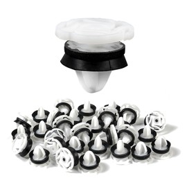 OTUAYAUTO 30 x Door Trim Mounting Clips Compatible with Citroen C4 Peugeot 508, Door Trim Nylon Expansion Rivets Suitable for Renault Laguna Dacia Logan