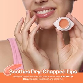 Bálsamo labial hidratante con vitamina E – Dermatológicamente probado, cuidado de la piel coreano – Hidratante y calmante para labios secos, acabado b