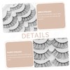 Baluue 2sets 18mm Fake Lashes Wispy Lash Extensions Natural Look