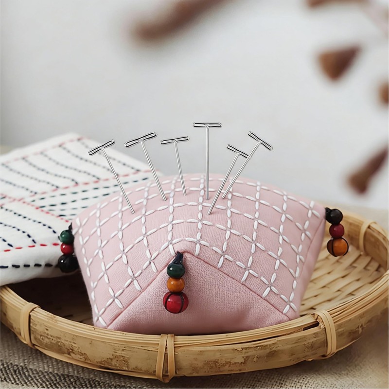 200 Pcs T Pins, Stainless Steel T Pins with Plastic