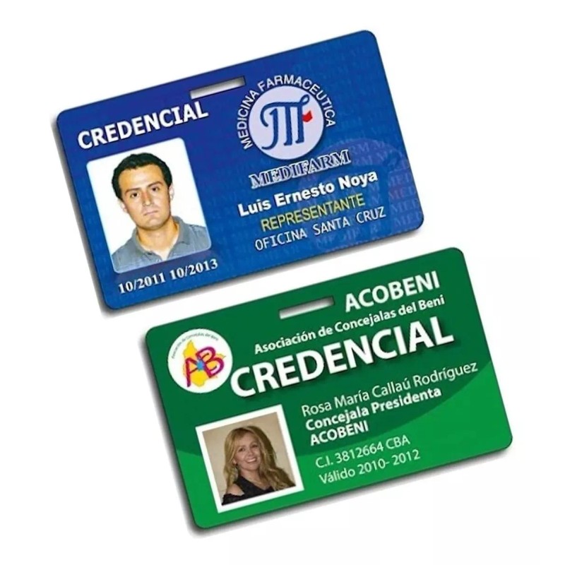 Like Shop Pack De 50 Credenciales De Pvc Impresas Por