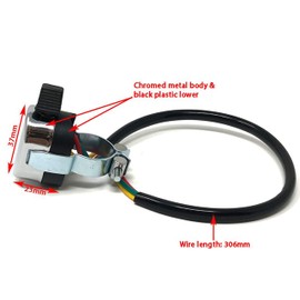 Custom Chrome Lucas Replica Indicator Blinker Turn Signal Switch Motorcycle Motorbike