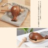 Woodfish Wooden Buddhist Altar Ebony and Maple Wooden Fish Mini