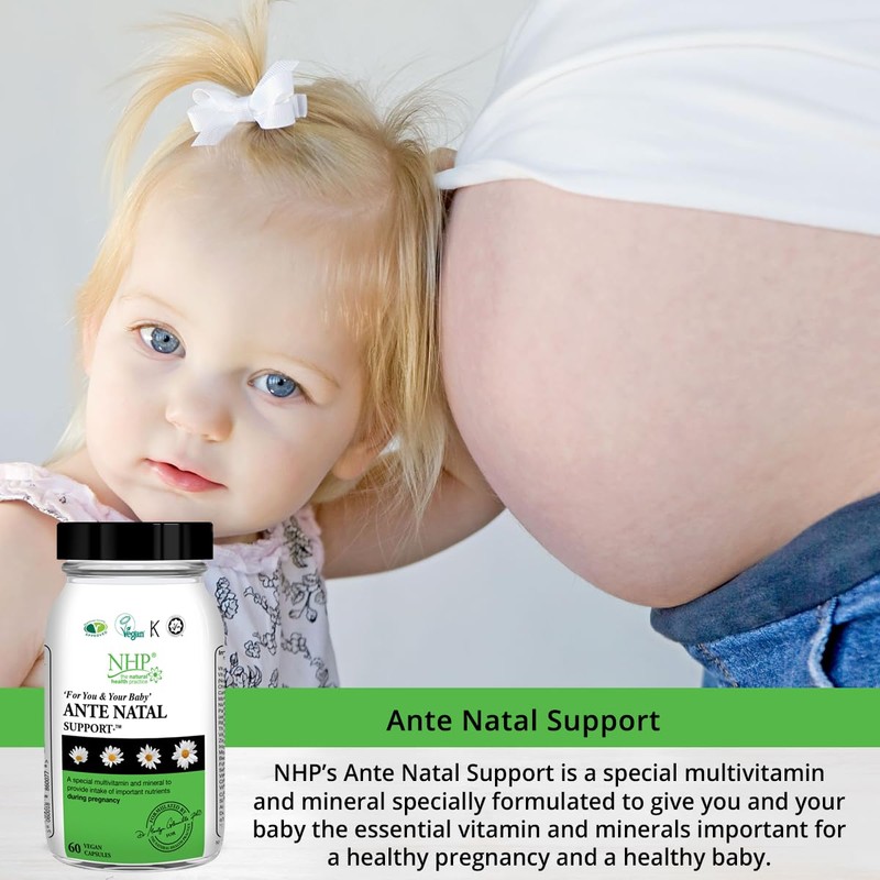 Natural Health Practice Ante Natal Support (60 Capsules) Multivitamin &
