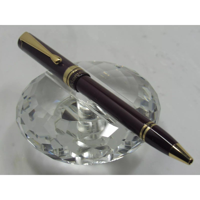 MONTEFIORE GORGEOUS HIGH QUALITY MONTEFIORE BURGANDY TWIST BALL POINT PEN
