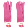 Myungjin 2 Pairs Reusable Waterproof Non-Slip Honeycomb Grip Latex Rubber