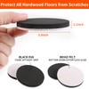 3.5" Felt Furniture Movers Sliders for Hardwood & Vinyl Floors,