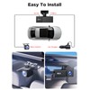 SAVUSCAM Dash Cam 4K + 1080P, WiFi Dash Cam Front