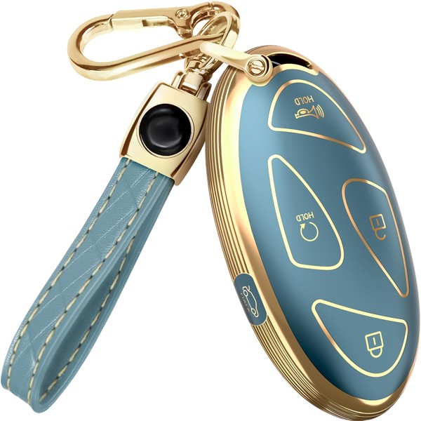 Lucrum for Hyundai IONIQ 6 Key Fob Cover and Leather