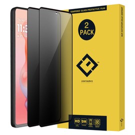 XINXUSONG 2 Pack Privacy Screen Protector, Anti-Spy Anti-Scratch Ultra-Thin Clear 9H Tempered Glass Protective Film Replacement for Moto G Stylus 5G 2024.