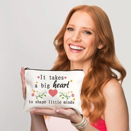 Teacher Christmas Gifts, Teacher Gifts, Gifts for Teachers Thank You Teacher Gifts Best Teacher Gifts for Women Teacher Leaving Gifts End of Year Gifts for Teachers Presents Ideas Makeup Bag Xmas