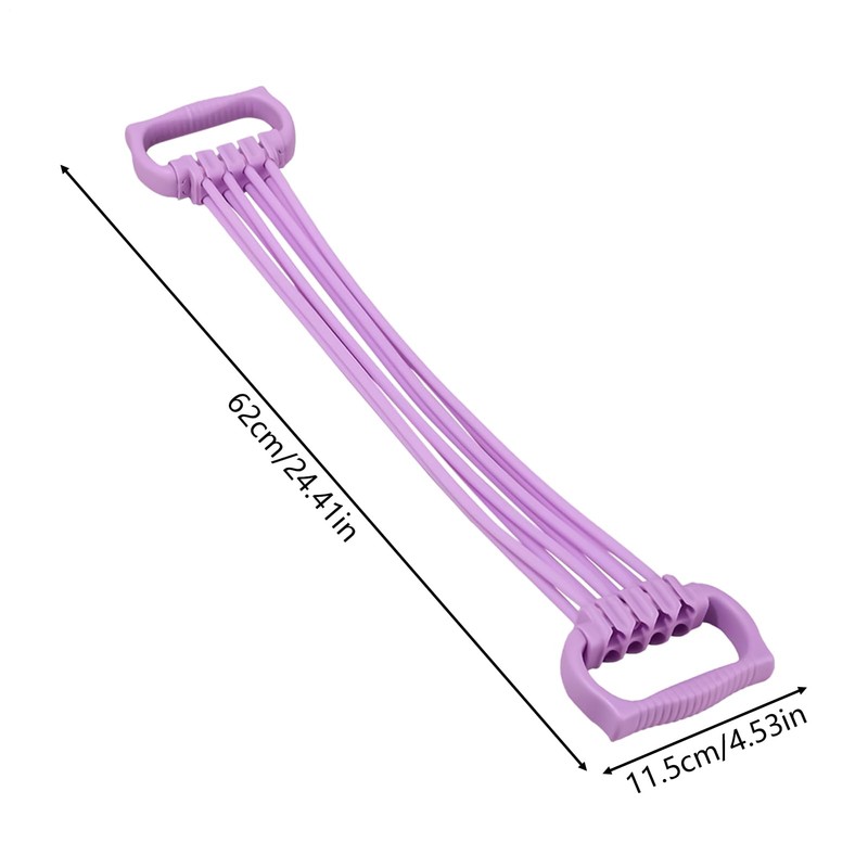 Workout Bands - Back Training Bands with Handle | Non-Slip