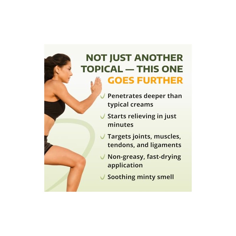 1-TDC Joint & Muscle Relief Cream - Use On Back,