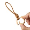 Tanjun Key Chain, Key Ring, Leather, Braid, Simple, Easy to