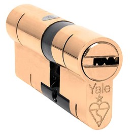 50/50 Brass YALE Superior Euro Cylinder with 3 Keys Anti Snap / Bump / Pick / Drill / Pull High Security uPVC Composite Door Barrel Profile Lock