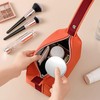 EYIWEITING Oval Mini Portable Metal Folding Mirror, Beautiful and Elegant,