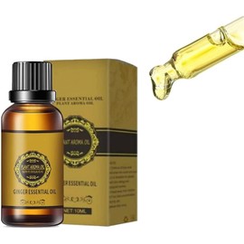 Aceite de Jengibre para Drenaje del Vientre, Aceite de Jengibre para Drenaje linfático, Aceite de Jengibre para Adelgazar la Barriga, Cuidado de la Piel