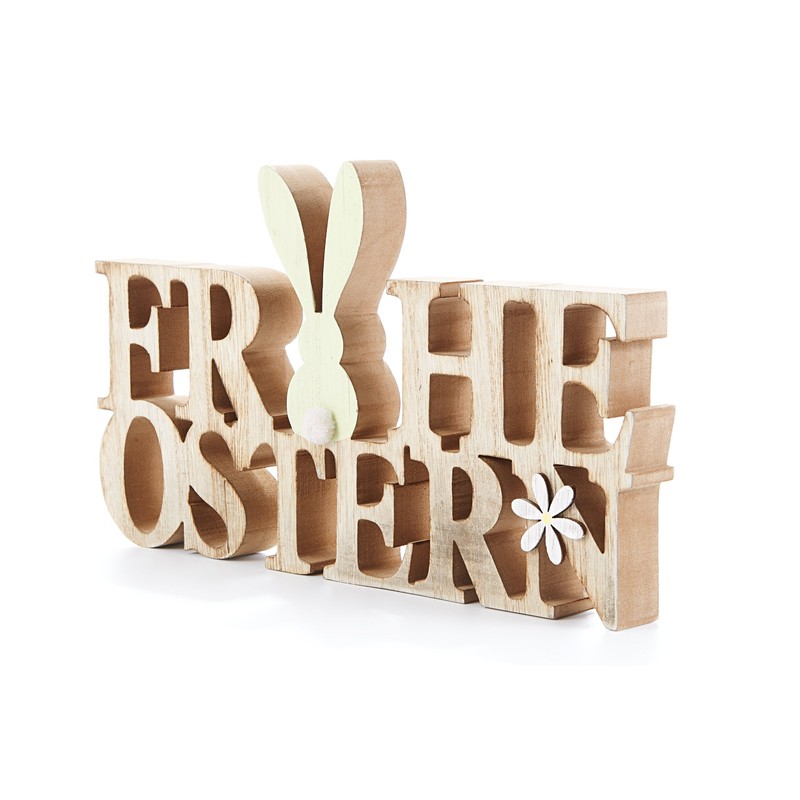 Heitmann Deco Wood 'Ostern’ Lettering with Hare – Easter bunny