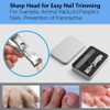 German Grip Nail Clippers with Catcher File & Safety Lock,