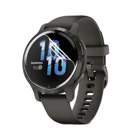 Renwox 5pcs Hydrogel Screen Protector for Garmin Venu 2 Smartwatch Flexible HD Clear Screen Protector TPU [Touch Sensitive] [Bubble-Free] Easy Installation Kit