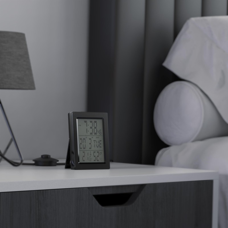 CSL - Digital Alarm Clock with Light - Temperature -