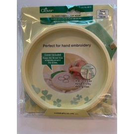 CLOVER EMBROIDERY HOOP Round 7" /18 cm- NWT