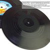 JESUS Portavasos de Discos, Vinilo Antideslizante, 6 Piezas, ABS, Redonda