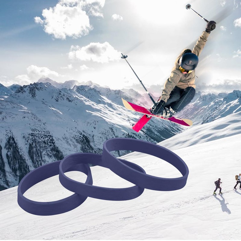 32pcs Ski Brake Retainers, Snowboard Brake Bands Retainers Strap Brake