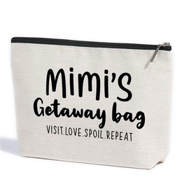 Grandma Gifts Mimi Gifts Makeup Bag Gifts for Grandma Travel Toiletry Bag Cosmetic Bag Mothers Day Christmas Retirement Grandmothers Day Gifts Grandma Birthday Gifts for Women Grandmother Grammy