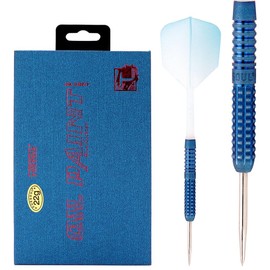 CUESOUL BLUE COCKTAIL 22g Steel Tip 90% Tungsten Dart Set with Oil Paint Finished and Gradient Color ROST Flights