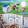 Chicken Nesting Box, Plastic Compartment Chicken Nesting Boxes for Chickens